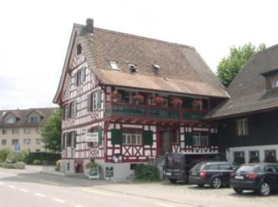 Hotel Restaurant Pizzeria Rotes Haus Münsterlingen Exteriér fotografie